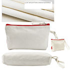 ถุงผ้าฝ้ายสีขาวขนาดใหญ่กระเป๋าเครื่องสำอางค์แขวนเครื่องสำอางค์ Custom