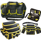 กระเป๋าเครื่องมือหนักสีดำและเหลืองสำหรับอุปกรณ์ไฟฟ้า / สวน / ระบบเครือข่าย