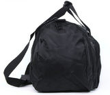 กระเป๋า Duffel แบบพกพาสีดำที่ปรับเปลี่ยนได้กระเป๋าวัสดุแฟชั่นโพลีเอสเตอร์ 600D